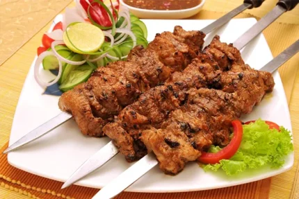 Chicken Bihari Kebab with Naan (Each)